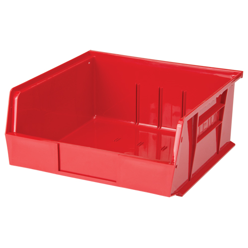 Bac empilable & &agrave; suspendre, 11" la, 5" h x 10-7/8" p, Rouge We Share Industrial Supply