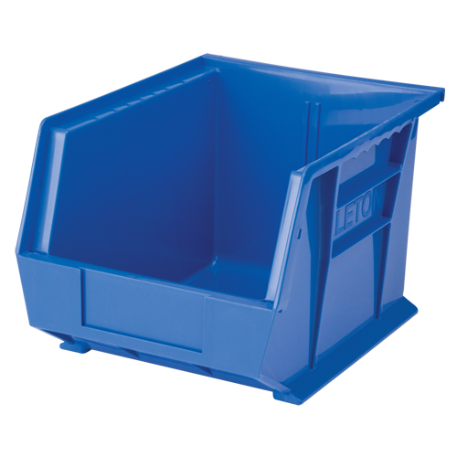 Bac empilable & &agrave; suspendre, 8-1/4" la, 7" h x 10-3/4" p, Bleu We Share Industrial Supply