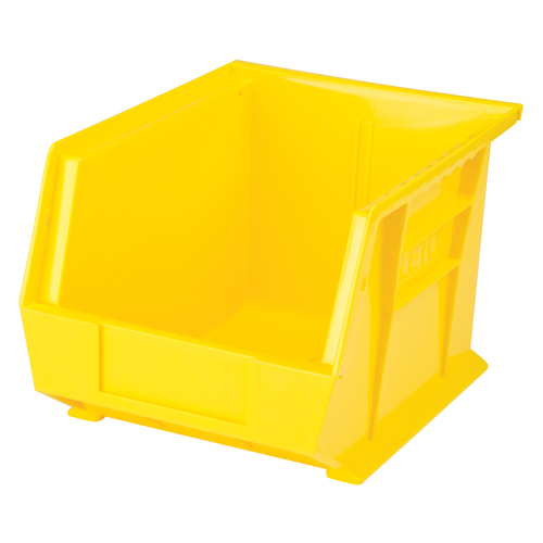 Stack & Hang Bin, 8-1/4" W x 7" H x 10-3/4" D, Yellow We Share Industrial Supply