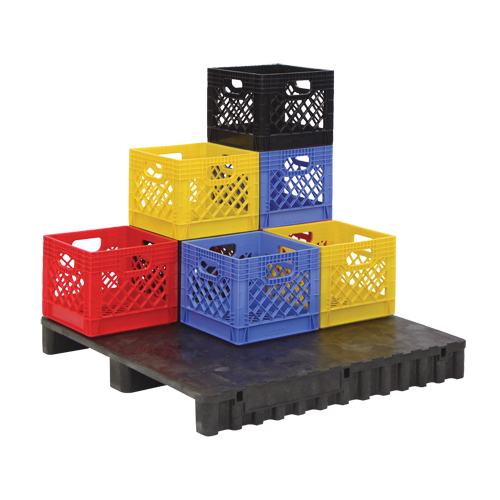 Caisse en plastique pour produits laitiers We Share Industrial Supply