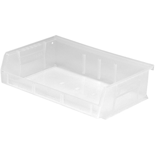 Bacs ultra empilable & suspendable, 7-3/8" la, 3" h x 11" p, Transparent We Share Industrial Supply