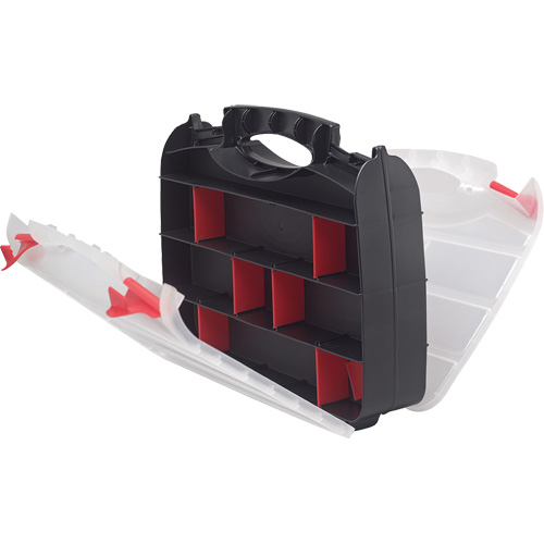 Boîte &agrave; compartiments en plastique, 10,25" la x 12,25" p x 3" h, 32 compartiments We Share Industrial Supply
