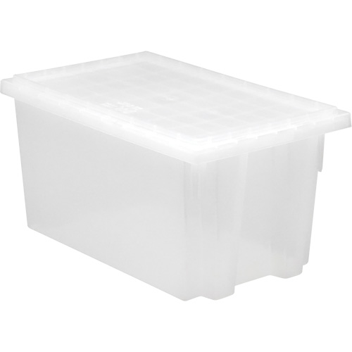 Contenant robuste Stack & Nest, 10" x 19,5" x 23,5", Transparent We Share Industrial Supply