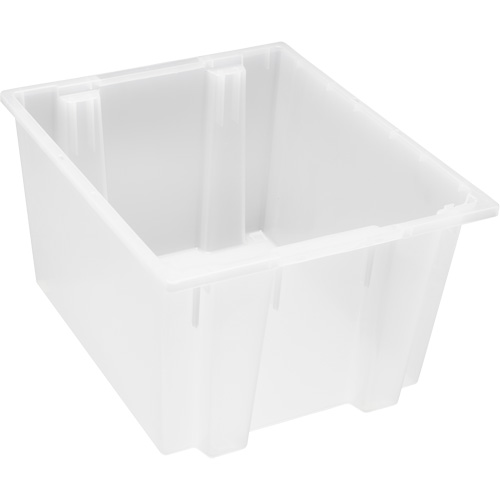 Contenant robuste Stack & Nest, 13" x 19,5" x 23,5", Transparent We Share Industrial Supply