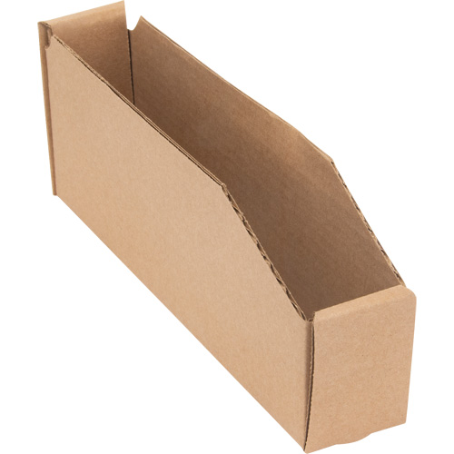 Boîtes profondes en carton ondul&eacute;, 1-15/16" la x 11-1/4" p x 4-1/2" h, Beige We Share Industrial Supply