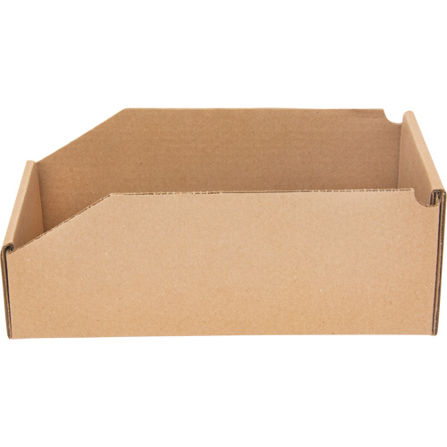 Boîtes profondes en carton ondul&eacute;, 5-3/4" la x 11-1/4" p x 4-1/2" h, Beige We Share Industrial Supply
