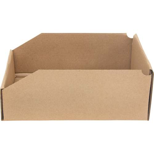 Boîtes profondes en carton ondul&eacute;, 8-3/4" la x 11-1/4" p x 4-1/2" h, Beige We Share Industrial Supply