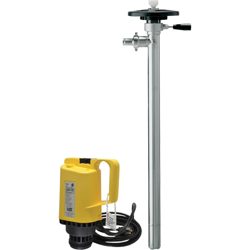 Pompes &agrave; tambour &eacute;lectriques, Acier inoxydable, 51 gal./min We Share Industrial Supply