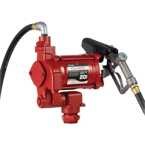 AC Utility Rotary Vane Pumps with Nozzle, 115 V, 20 GPM We Share Industrial Supply
