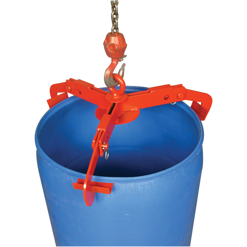Open Head Drum Lifters, 30 - 55 US Gal. (25 - 45 Imperial Gal.), 1000 lbs./454 kg. Cap. We Share Industrial Supply