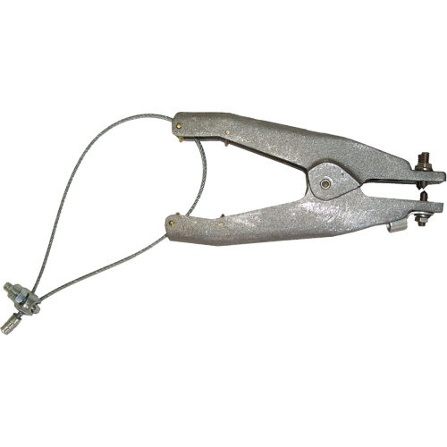 Static Grounding Clamp (GAT Series), Cast Aluminum Body Material, Stainless Steel Cup Point Material, 3 Points Configuration, 1-1/4" Max. Opening We Share Industrial Supply