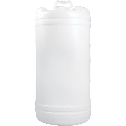 Barils en poly&eacute;thyl&egrave;ne &agrave; ouverture &eacute;troite, 15 gal. US (12,49 gal. imp.), Dessus ferm&eacute;, Naturel We Share Industrial Supply