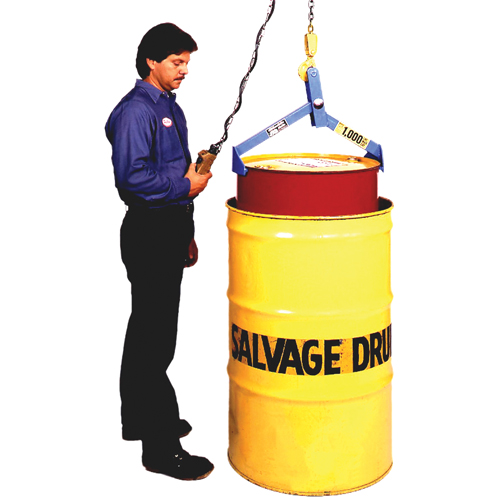 Drum & Overpack Lifter, 55 -85 US gal. (45 -70 Imperial Gal.), 1000 lbs./454 kg Cap. We Share Industrial Supply