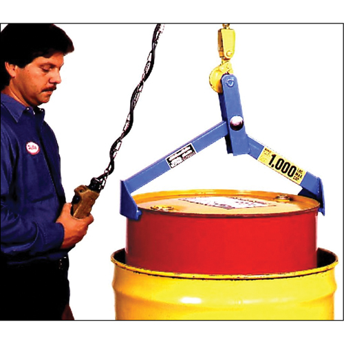 Drum & Overpack Lifter, 55 -85 US gal. (45 -70 Imperial Gal.), 1000 lbs./454 kg Cap. We Share Industrial Supply