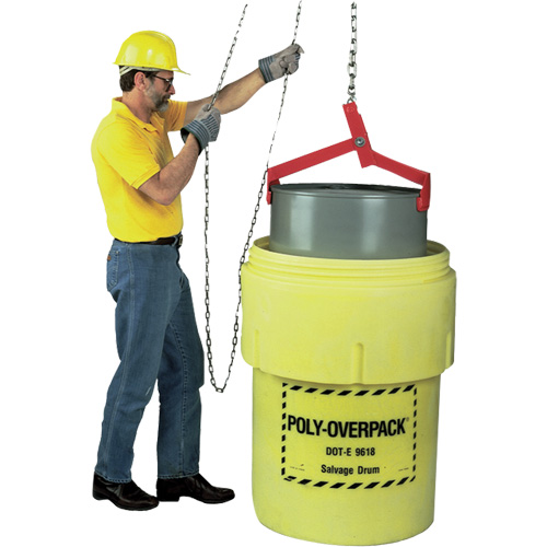 Drum Lifter, 85 US gal. (70 Imperial Gal.) Drum Size, 1000 lbs./454 kg Cap. We Share Industrial Supply