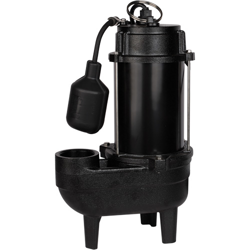 Cast Iron Sewage Pump, 120 V, 9.5 A, 6000 GPH, 1/2 HP We Share Industrial Supply