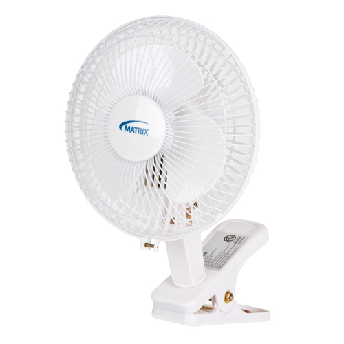 Ventilateur &agrave; pince & de bureau, Diam&egrave;tre 6", 2 vitesses We Share Industrial Supply