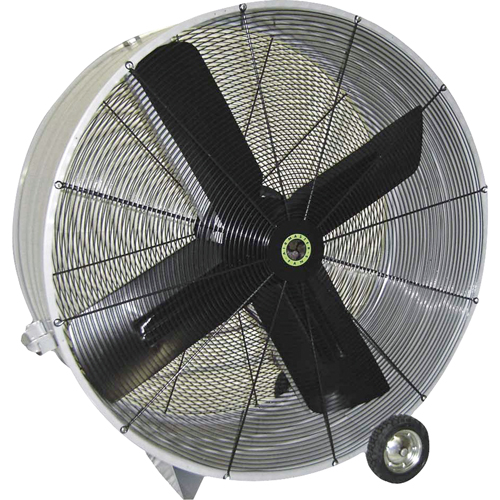 Ventilateurs tambour &agrave; entraînement par courroie, Industriel, 1 vitesses, Diam&egrave;tre de 48" We Share Industrial Supply