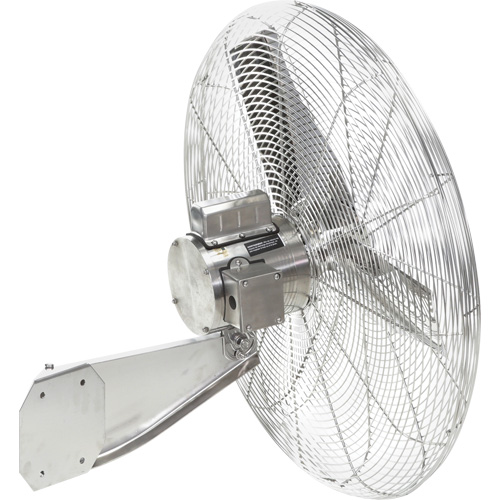 Stainless Steel Food Service Washdown Air Circulating Fans, Industrial, 1 Speed, 30" Diameter We Share Industrial Supply