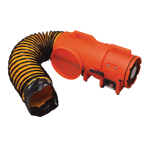ALLEGRO INDUSTRIES 8" Plastic COM-PAX-IAL Blowers, 1/3 HP, 831 CFM We Share Industrial Supply