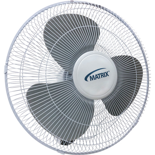 Ventilateur mural oscillant, Commercial, 3 vitesses, Diam&egrave;tre de 16" We Share Industrial Supply