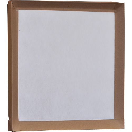 Filtre jetable, Boîte, 16" la x 2" p x 20" h We Share Industrial Supply