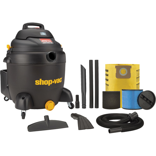 Aspirateur pour atelier SVX2, Secs-humides, 6,5 CV, 18 gal. US (68,1 litres) We Share Industrial Supply