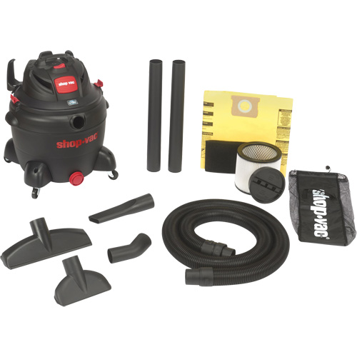 Aspirateur utilitaire pour atelier SVX2, Secs-humides, 6,5 CV, 16 gal. US (60,6 litres) We Share Industrial Supply