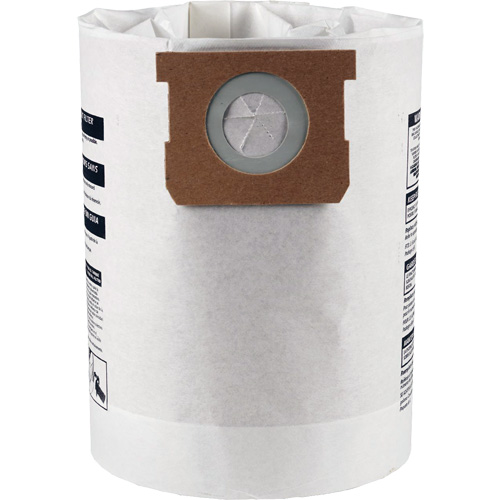 Sacs filtrants pour d&eacute;bris secs jetables de type E, 5 - 8 gal. US We Share Industrial Supply