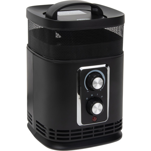 360 Degree Surround Portable Heater, Ceramic, Electric, 5200 BTU/H We Share Industrial Supply