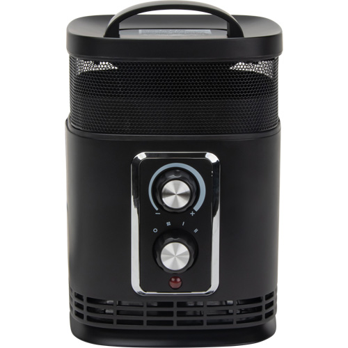 360 Degree Surround Portable Heater, Ceramic, Electric, 5200 BTU/H We Share Industrial Supply