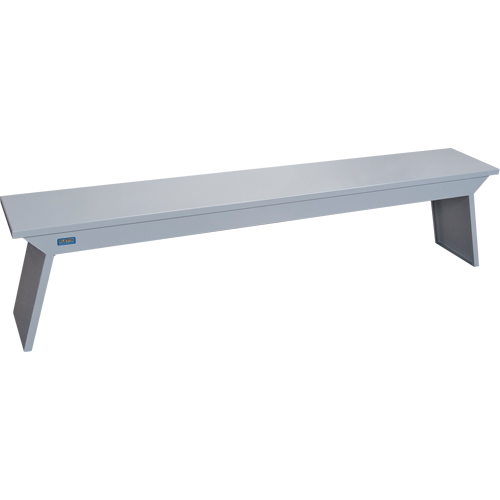 Bancs pour vestiaires, Acier, 72" lo x 12" la x 17" h We Share Industrial Supply
