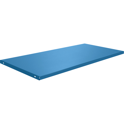 &eacute;tabli avec armoire - Tablettes, 58 3/4" x Capacit&eacute; de 300 lb, Acier, Bleu We Share Industrial Supply