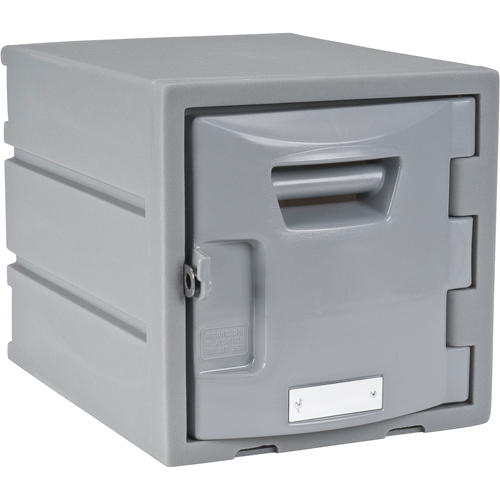 Casier, 12" x 15" x 12", Gris, Assembl&eacute; We Share Industrial Supply