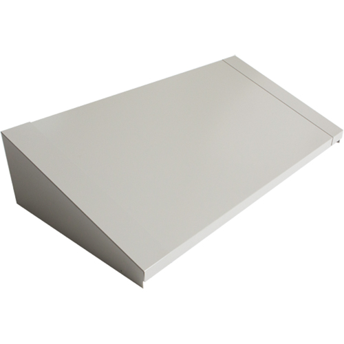 All-Welded Concorde - Heavy-Duty Lockers Sloping Top, 3 Bank, 18" D x 36" W x 6" H, Grey, Steel We Share Industrial Supply