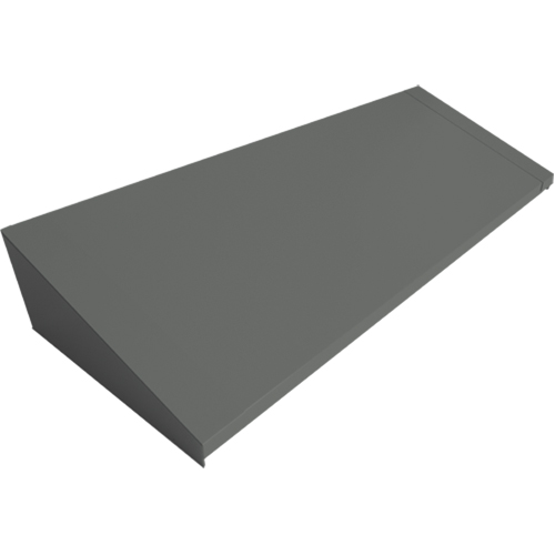 All-Welded Concorde - Heavy-Duty Lockers Sloping Top, 4 Bank, 18" D x 48" W x 6" H, Steel We Share Industrial Supply