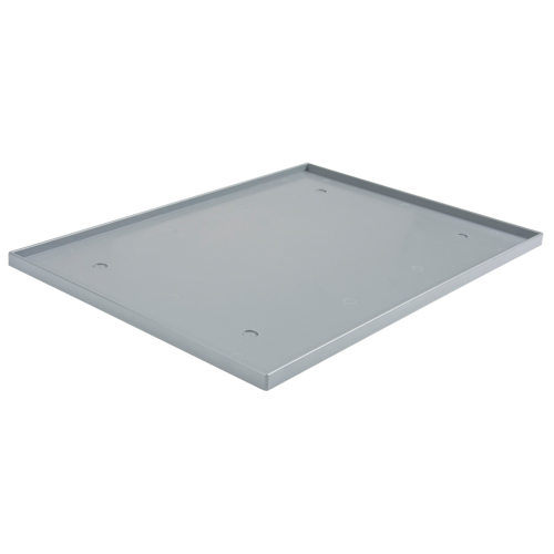 Locker Base Insert, Fits Locker Size 10" x 18", Dark Grey, Plastic We Share Industrial Supply
