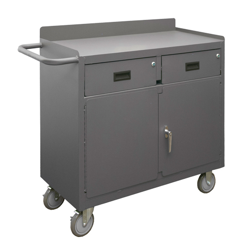 Armoire d'&eacute;tabli mobile, Acier Surface We Share Industrial Supply