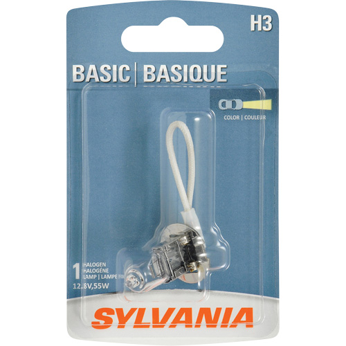 H3 Basic Headlight Bulb, Halogen, 45 W, Off White We Share Industrial Supply