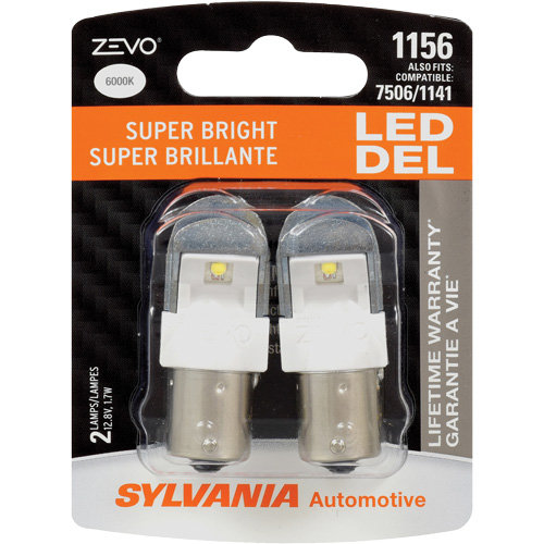 1156 Zevo&reg; Mini Automotive Bulb, LED, 1.7 W, White We Share Industrial Supply