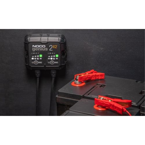 Chargeur de batterie 2 sorties de 4 A Genius 2X2 We Share Industrial Supply