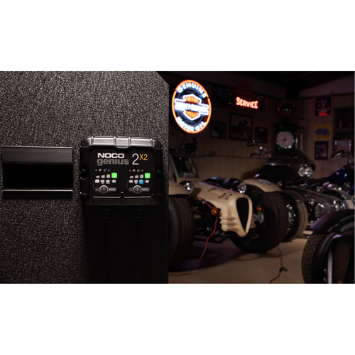 Chargeur de batterie 2 sorties de 4 A Genius 2X2 We Share Industrial Supply