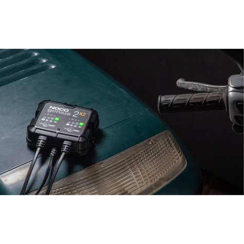 Chargeur de batterie 2 sorties de 4 A Genius 2X2 We Share Industrial Supply