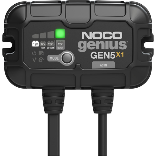 Chargeur de batterie embarqu&eacute; &agrave; 1 sortie de 5 amp&egrave;res Gen5X1 Genius We Share Industrial Supply