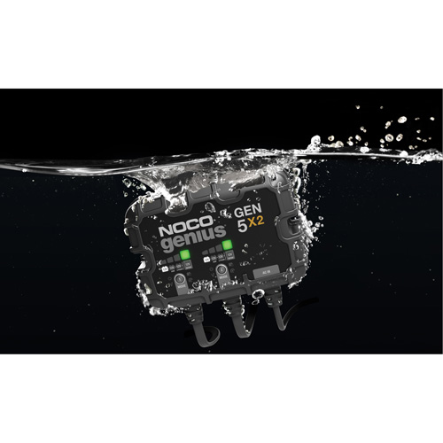 Chargeur de batterie embarqu&eacute; &agrave; 2 sorties de 10 amp&egrave;res Gen5X2 Genius We Share Industrial Supply
