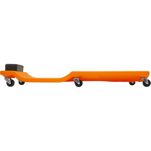 Neon Orange Low Profile Plastic Creeper We Share Industrial Supply