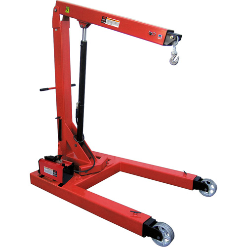 Grue pneumatique hydraulique pour sol, Capacit&eacute; 6000 lb (3 tonnes) We Share Industrial Supply