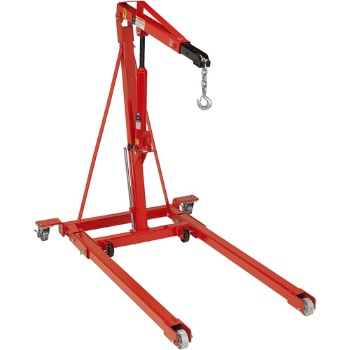 Folding Engine Crane, 2500 lbs. (1.25 tons) Capacity We Share Industrial Supply