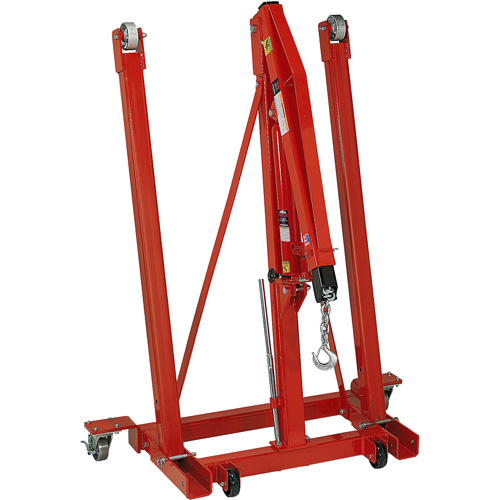 Folding Engine Crane, 2500 lbs. (1.25 tons) Capacity We Share Industrial Supply