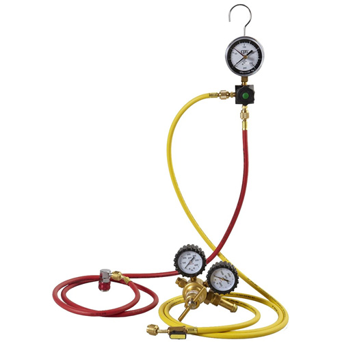 Ensemble pour test de fuite dazote pour climatisation automobile avec r&eacute;gulateur We Share Industrial Supply